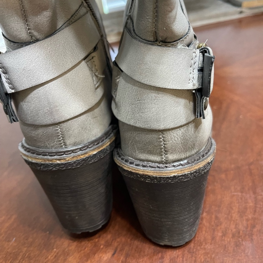 Faux leather buckle tall boots* read - Picture 9 of 11